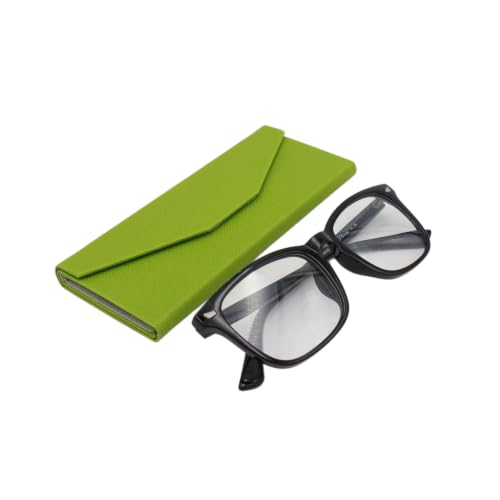 Image of Real Sic Glasses Case for Men and Women - Magnetic Folding Hard Shell Sunglass Holder - Inspired by Solid Color