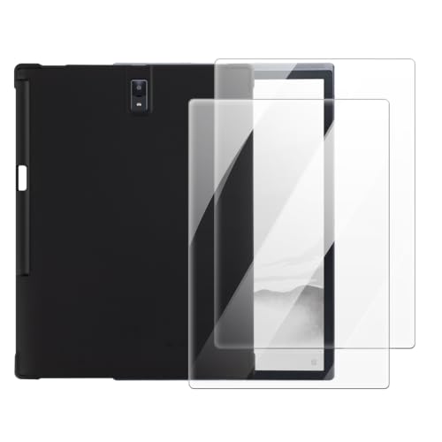 Funda 2 en 1 para iFLYTEK Smart Office Book X3 con cristal templado negro de 10.65 pulgadas 1