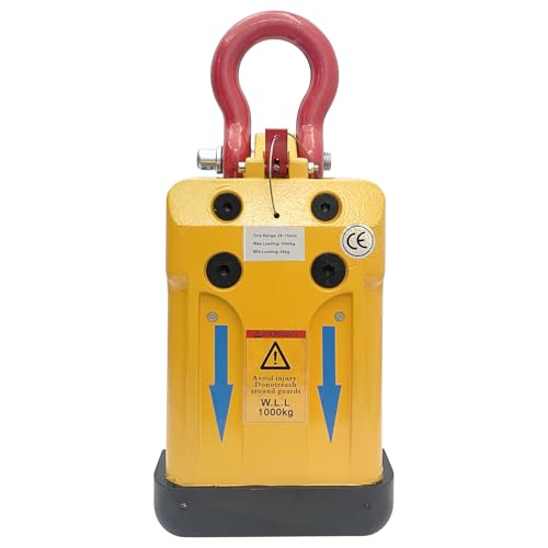 HQHAOTWU Stone Slab Lifting Clamp 2200LBS Granite Marble Lifter Clamping Heavy Duty Stone Carrying with Clamps Width 1.1