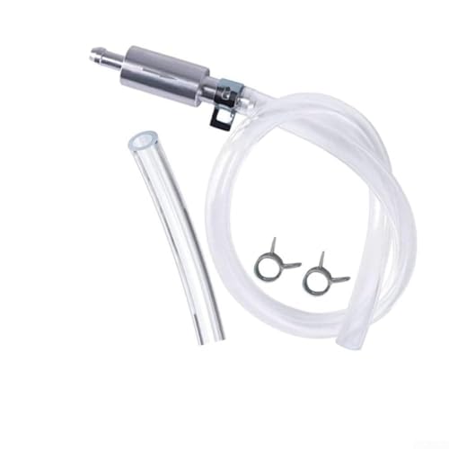 Kit de tuyau de purge de frein avec corps en aluminium et clapets anti-retour unidirectionnels conçus pour une connexion rapide et un transfert fiable du liquide de frein dans l'entretien du véhicule