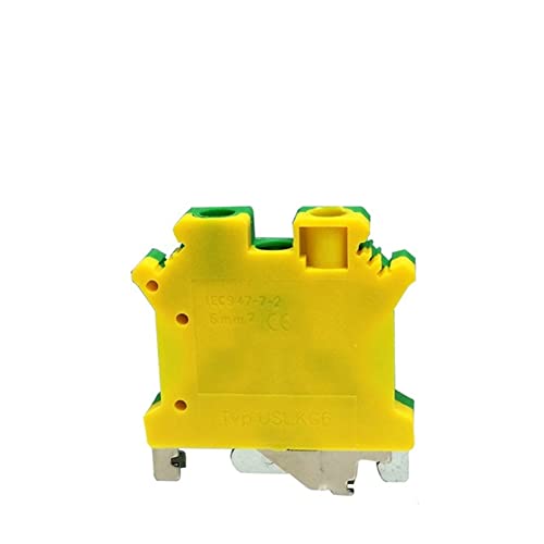 Bornier de terre USLKG-16 pour sécuriser le câblage électrique sur rail DIN