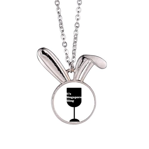 Collier avec pendentif lapin Singapour, le cadeau idéal pour célébrer un anniversaire