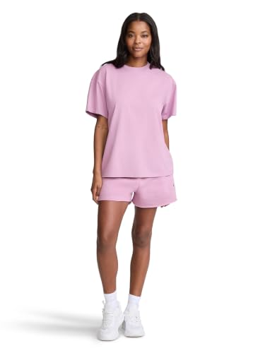 Image of Champion Women's Classic Short Sleeve Graphic T-Shirt, Loose Fit, Script Logo