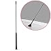 Produktbild Navitec24 AutoAntenne 230mm Radio 16V ANTENNE STAB PKW KFZ Adapter FM kompatibel mit Audi BMW Chevrolet Citroen FIAT Ford VW Seat Skoda Opel Corsa Renault CLIO Twingo