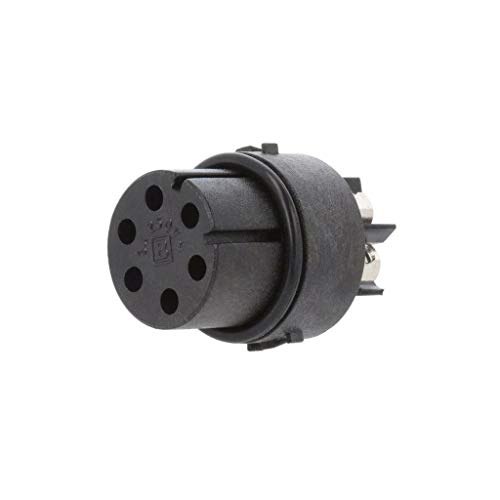 Connecteur rond femelle SA3244 BULGIN 6 broches 3A 250V pour câble 1mm2
