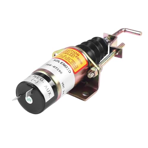 Électrovanne d'arrêt 366-07198 supérieure solénoïde 24V robuste - 2