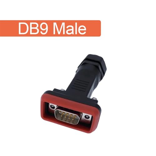 Cable D-SUB con conector DB9 macho y carcasa protectora para conexión soldada 2