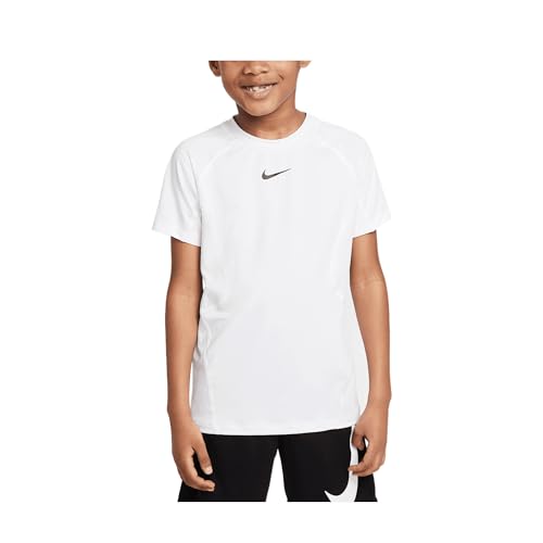 Nike Dri-FIT Pro Little Kids' Short Sleeve Top (86M786-001, White)