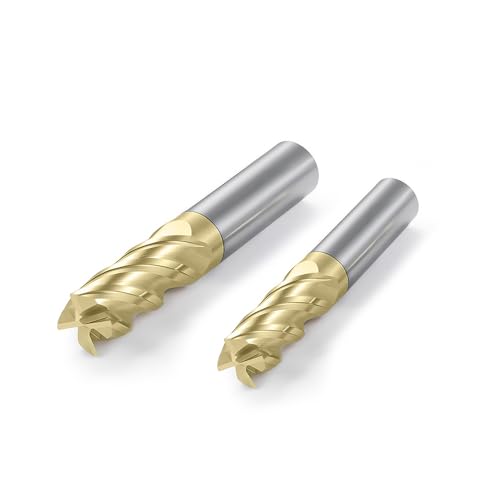 Image of Carbide Titanium Alloy End Mills 4 Flute ZrN Coating,for Titanium Alloy 1Pcs D10*75mm