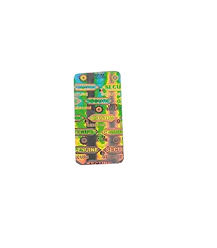Image of LEPAH Secure Genuine Hologram Stickers,15mm x 30mm, Silver,25000 Pcs | VOID Tamper Evident