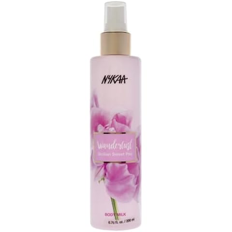 Nykaa Naturals Wanderlust Body Milk - Sicilian Sweet Pea for Women - 6.76 oz Body Milk Cover