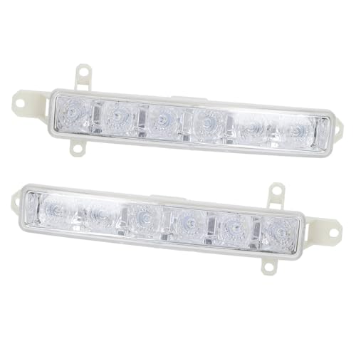 Feux de jour 6 LED Qiilu pour Peugeot 308S 408 éclairage blanc