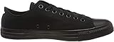 Converse Mandriles 142271C OX como Lean Can Negro Negro Suela Fina, Schuhe Unisex Sizegroup 10:43