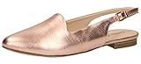 Absatz: Blockabsatz CAPRICE 29400-22 Damen Slingpumps,Slingback Pumps,Leder,modisch,Fashion,(596) Soft PINK MET,38 EU