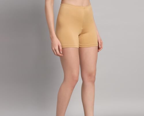 Image of Women's Workout Yoga Athletic Running Dance Gym Shorts High Waist Cheerleader Volleyball Short Pants Skin