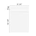 Golden State Art, 100- 8 1/4 x 10 1/8 clear Bag for 8x10 mat matting