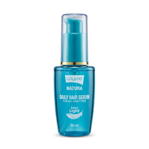 Lolane Natura Sérum Capilar Diario Ligero 7 en 1 con Aceite de Almendras y Flor de Gardenia - Para Todo Tipo de Cabello, 50 ml