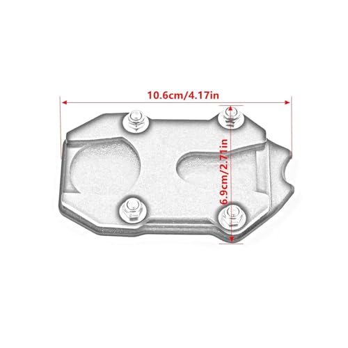 Plaque support béquille latérale CT125 en alliage haute performance durable