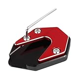 フットサイドスタンドエクステンション ジーエスエックス250R ダウンロード250 ゴールデンウィーク250/S/F SRマックス250 SRマックス300 2020-2023 オートバイキックスタンド延長プレート足側スタンドサポートパッド