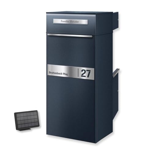 Metzler Paketbox mit LED und 1 Briefkasten |...