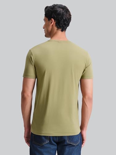 Image of XYXX Men's Iconique Solid Supima Cotton Slim Fit T-Shirt | Super Soft Half Sleeve Tshirts with Superior Colour Retention