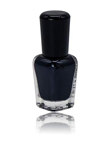 conisy Water-Based Non-Toxic Peel-Off Nail Polish for Lady and Girls (Black)