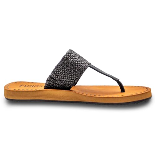 Image of Flojos Grace Women's Hooded Thong Sandal, Tan Artisan