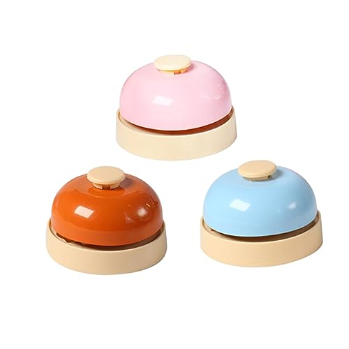 Hemoton 3Pcs Pet Training Bell Interactive Dog Dinner Training Bells Loud Sound for Potty Training Communication Durable Design