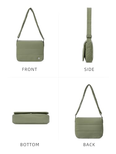 Image of WESTBRONCO Small Crossbody Bags for Women Nylon with Adjustable Strap, Zipper Crossbody Purse, 1L Shoulder Bag for Travel
