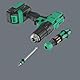 Wera 05051515001 Kraftform Kompakt 25 RA-R mit Tasche, 6-teilig