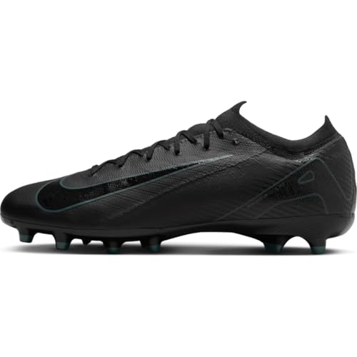 Nike ZM Vapor 16 AG-PRO, Football Soccer Uomo, Black/Black-Deep Jungle, 45.5 EU