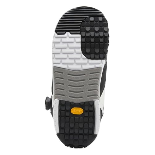 DC Shoes DC Shoes Men's Judge BOA Snowboard Boots - Micro-Adjustable Stable Snowboarding Boot with Insulated Liner & Molded Insole - White/Black/Citrus, 10