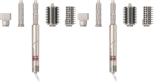 Image of Shark HD430REF (Refurbished) FlexStyle Air Styling & Drying System, Powerful Hair Dryer Brush & Multi-Styler with Auto-Wrap Curlers, Paddle Brush, Oval Brush, Concentrator Attachment, Stone (Renewed)