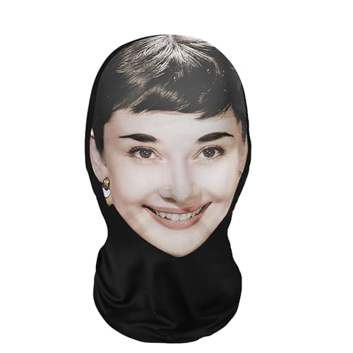 Hilarious 3D Printed Full-Face Mask with Mesh Eyes and celebrity mask Nose Cover Realistic rapper face sheisty mask head