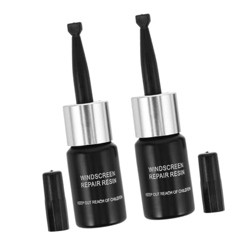 NULYLU 2 Pcs Windshield Repair Kit Efficient Crack Scratch Repair Liquid for Chipped Windshields Easy to Use Automotive Glass Restoration Tool for Enhanced Clarity and Durable Results