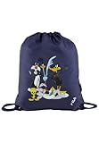 warner bros studio tickets Resistente al agua FILA Tete Warner BROSS Small Sport Drawstring Backpack Bolsas con cordón, Azul Medieval, Einheitsgröße Unisex niños