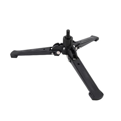 Annadue Mini Trépied pour la Caméra, Support de Base Monopode Portable avec Vis 3/8 Pouces, Trépied Compact Robuste pour Le Stabilisateur PTZ de la Caméra DSLR, Tête de Balle à 360 °.