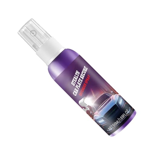 pumpumlia Reflective Invisible Car License Plate Sprayer, Fit for Night Visibility, Ensures Automotive Clear Legibility and