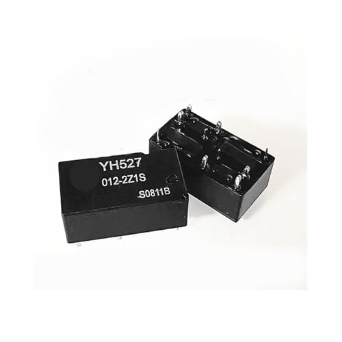 Relais automobile 12V YH527-012-2Z1S à 10 broches pour circuit électrique, lot de 5 pièces