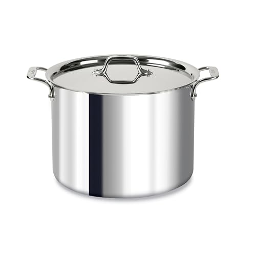 Comparison: Best All Clad D3 Soup Pot 4 All-Clad 4512 Stainless Steel Tri-Ply Bonded Stockpot with Lid / Cookware, 12-Quart, Silver