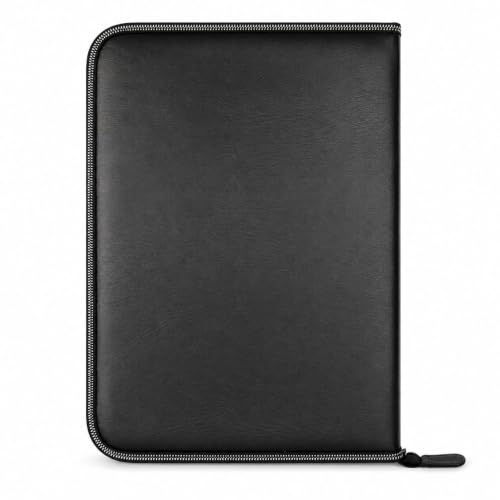 Image of Premium A4 20 Leaf Zipper Document File Folder | High Quality PU Leather File Organizer for Documents | File Folder for Documents | A4 Document File Bag | Certificate Holder File | Resume