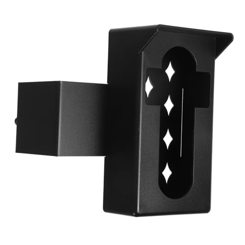 Operitacx Soporte Antirrobo para Timbre de Video con Capota Resistente la Intemperie Montaje sin Taladro para Puerta de Apartamento Compatible con Cámaras Nest y Blink Ángulo para Visión