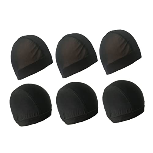 WOFASHPURET Elastic Wig Cap Set 6pcs Wig Net Swimming Hat Stretchy Durable Hair Type (one Size)