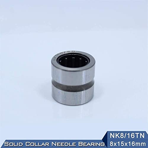 Rodamiento de agujas NK8/16TN TMP1105 de cuello sólido sin anillo interior 8x15x16 mm 3