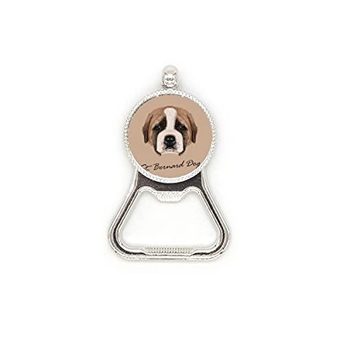 Décapsuleur chien Saint-Bernard marron acier inoxydable pour apéro convivial - 2