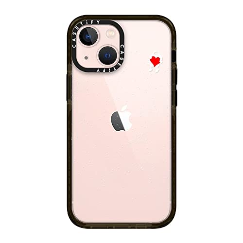 CASETiFY �C���p�N�g�P�[�X iPhone 13 Mini - Love Space - �N���A �u���b�N