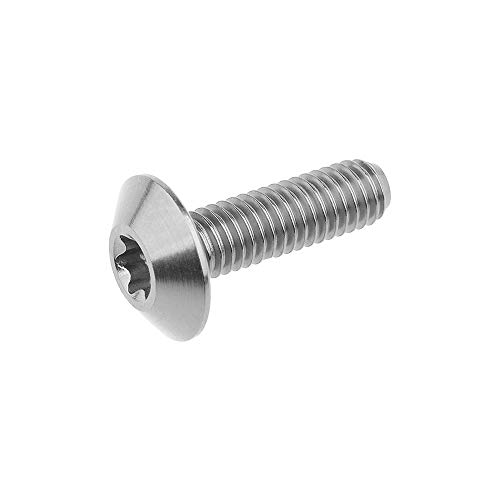 Tornillos de titanio M6 x 20mm Torx ultraligeros para mejorar tu bicicleta o moto, pack de 4 5