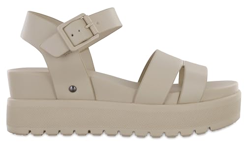 Image of MIA Shoes Maya Women's Vegan Leather Platform Flatform Sandals