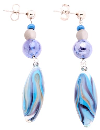 Boucles d'oreilles en verre de Murano Antica Murrina Venistiana OR677A07 d'exception