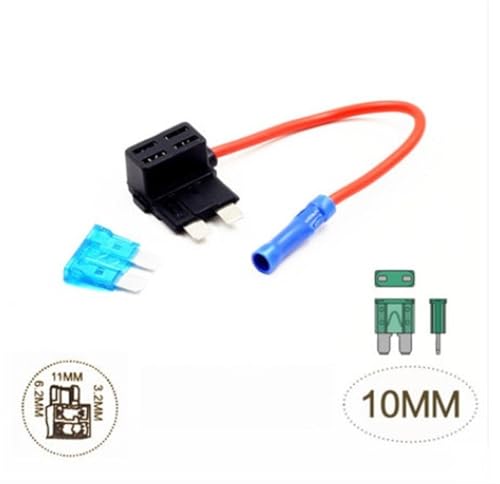 Caja de fusibles para automóvil de 10 mm con toma de corriente AAC 2